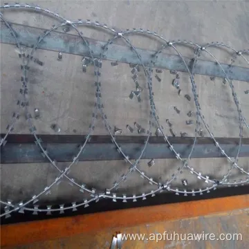 Flat Razor Wire Barbed for Type Ribbon Panels